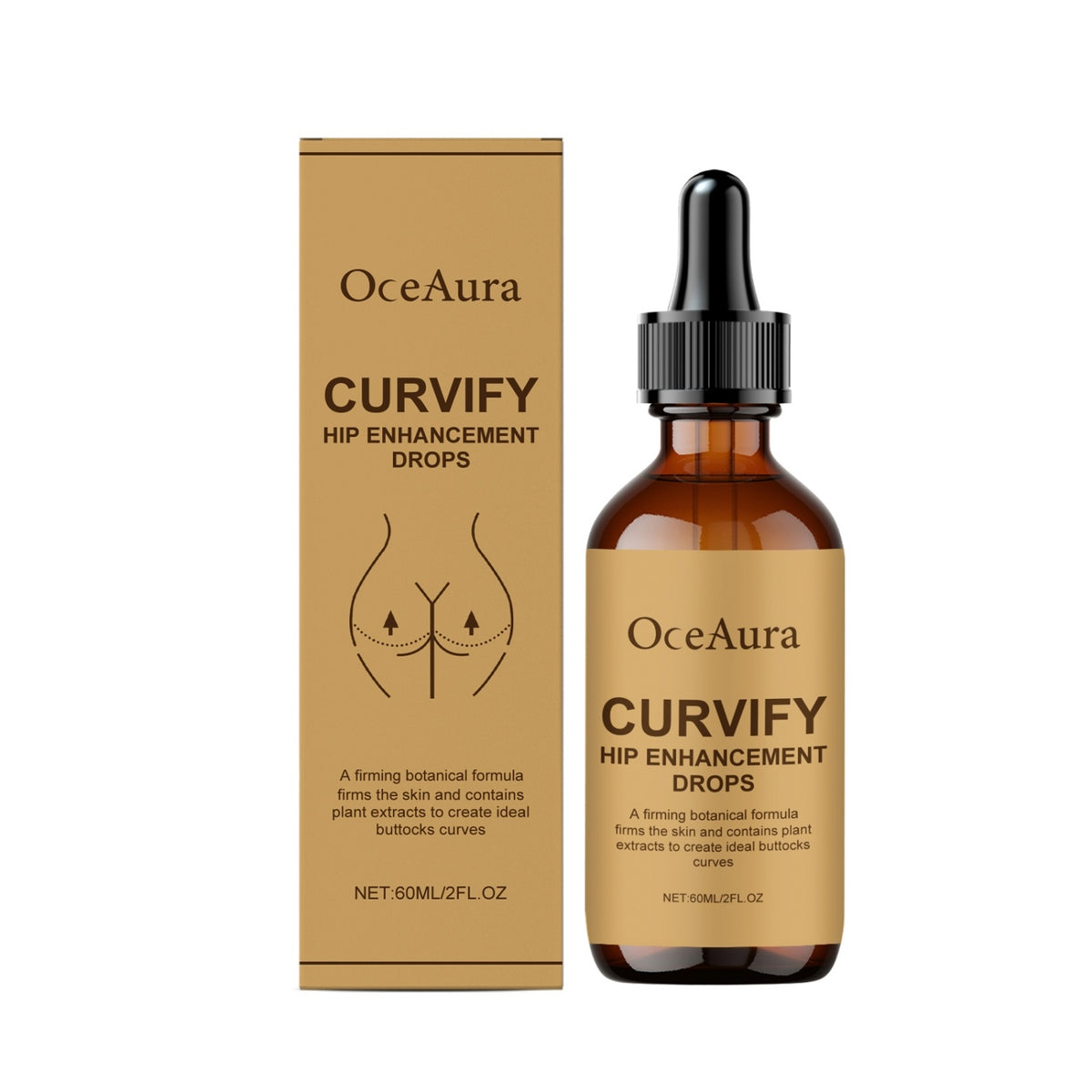 Curvify Hip Enhancement Drops for Natural Volume and Curves