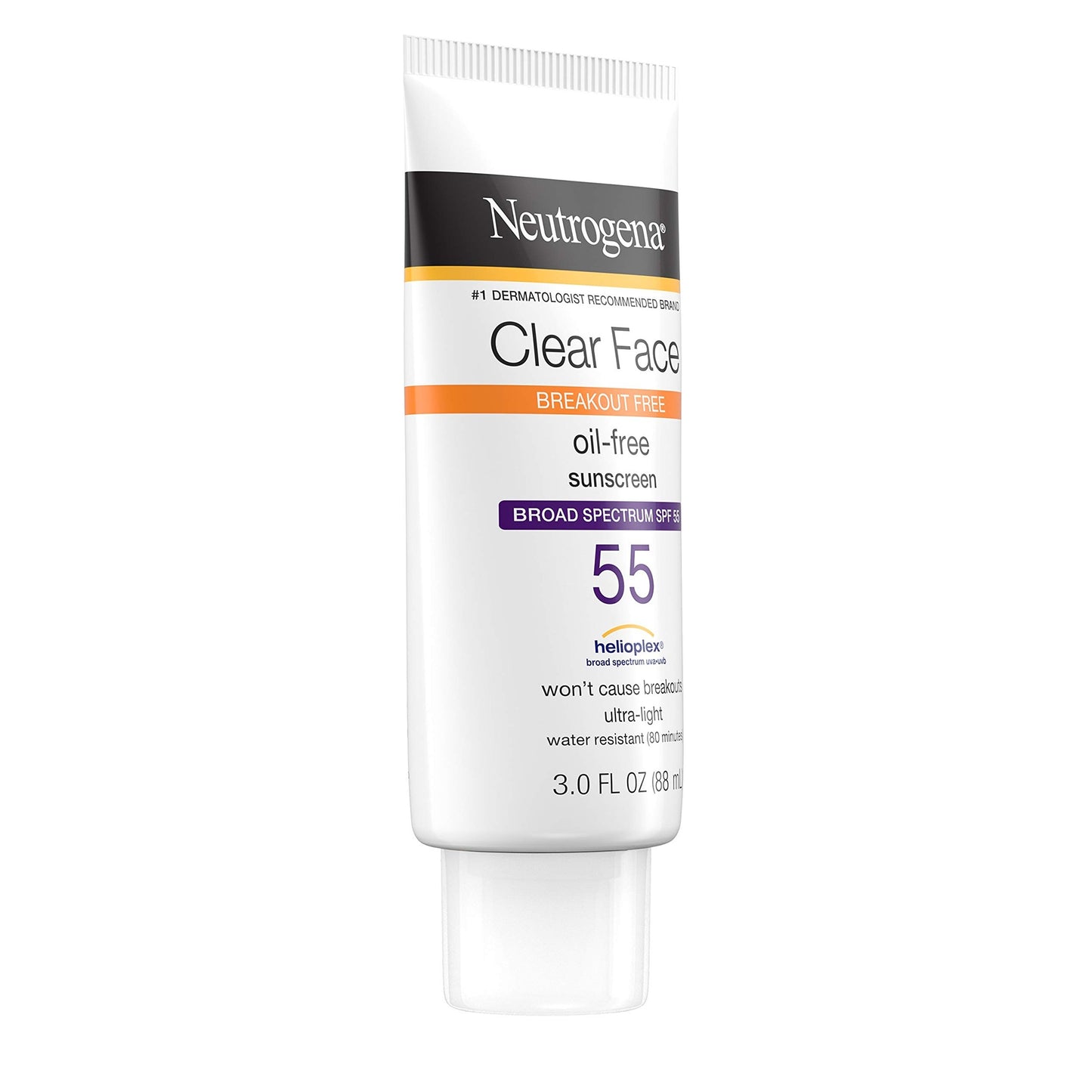 Sunscreen Neutrogena® Clear Face SPF 50 Lotion 3 oz. Tube