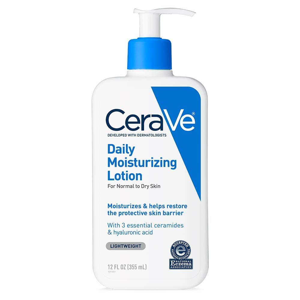 Facial Cleanser CeraVe® Hydrating Cleanser Lotion 12 oz. Pump Bottle Unscented