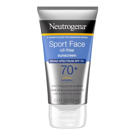 Sunscreen Neutrogena® Sport Face SPF 70 Lotion 2.5 oz. Tube