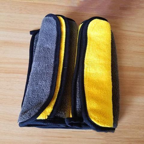 Two-color Double-sided Car Dual-use Cleaning Car Wash Towel