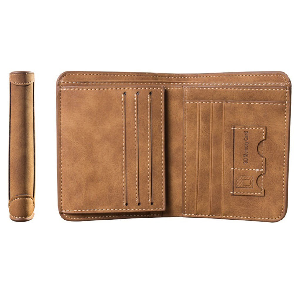 Men's Luxury Soft Leather Bifold Wallet - Credit Card Holder