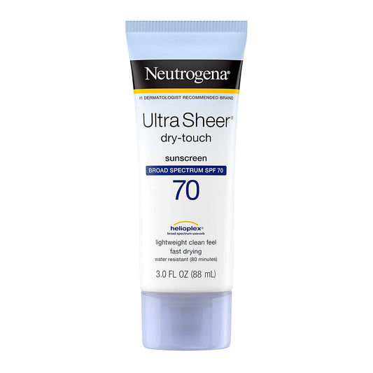 Sunblock Neutrogena® Ultra Sheer® SPF 70 Lotion 3 oz. Tube