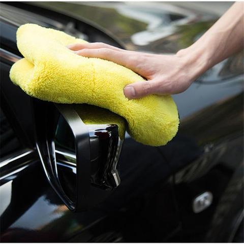 Two-color Double-sided Car Dual-use Cleaning Car Wash Towel