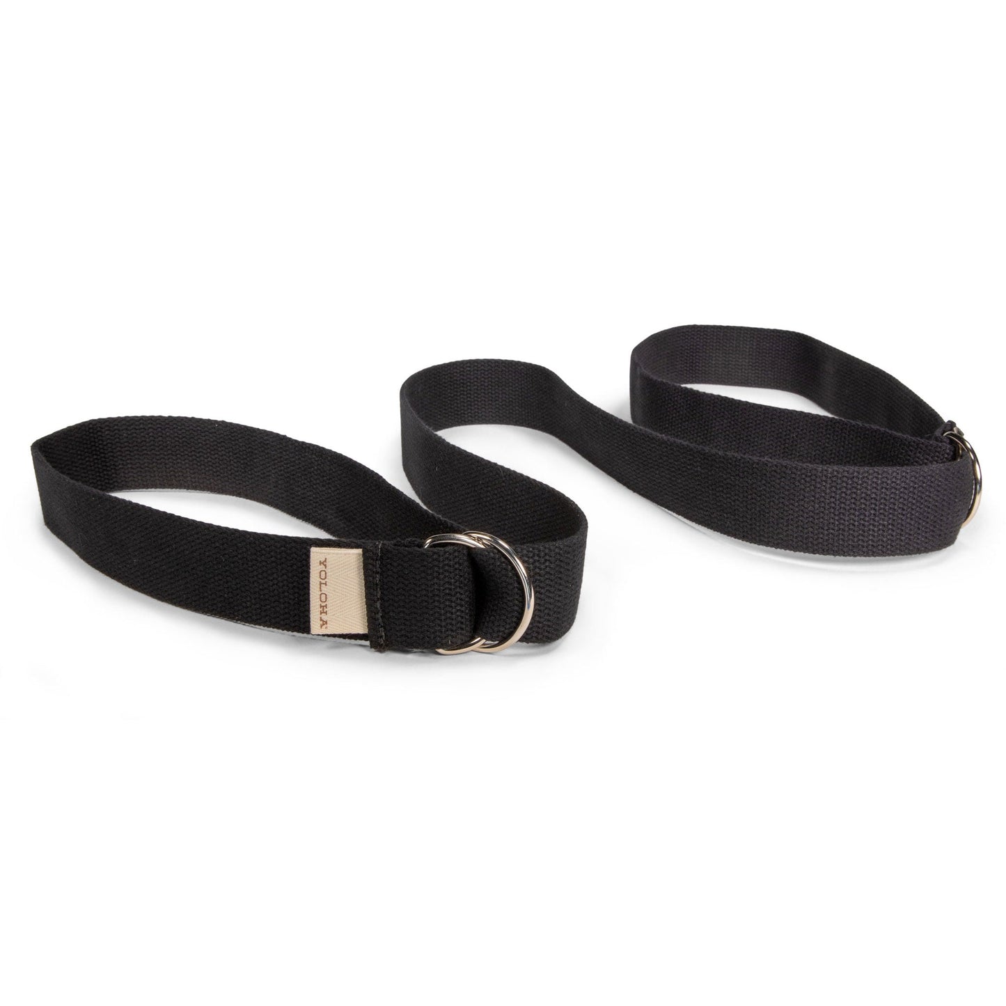 Black Sling and Mat Strap for Easy Carrying and Secure Storage