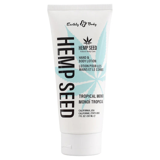 Earthly Body Hemp Seed Hand & Body Lotion-Monoi 1oz