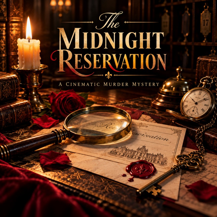 The Midnight Reservation | A Cinematic Murder Mystery Date Night for Two