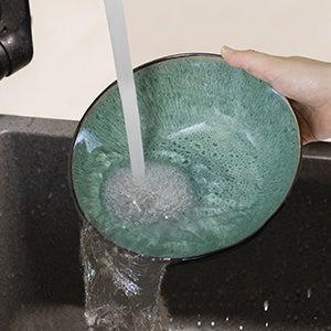 Creative Western  Kiln Change Peacock Green Bowl 30oz Bowl