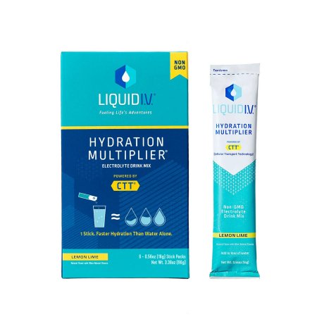 Oral Electrolyte Solution Liquid I.V.® Hydration Multiplier® Watermelon Flavor 0.56 oz. Electrolyte