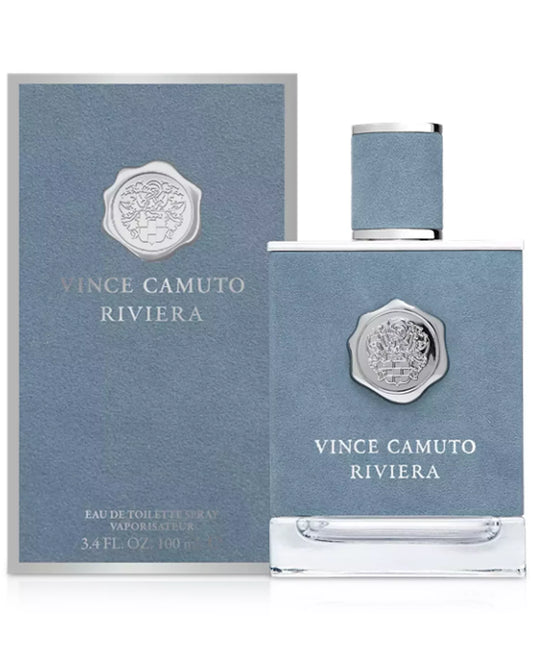Vince Camuto Men's Riviera Eau de Toilette Spray 3.4 oz - Fresh & Coastal Fragrance