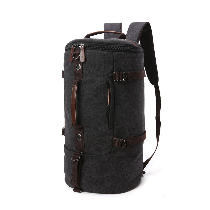 Men's Canvas Travel Backpack - Duffel, Hiking & Luggage Bag