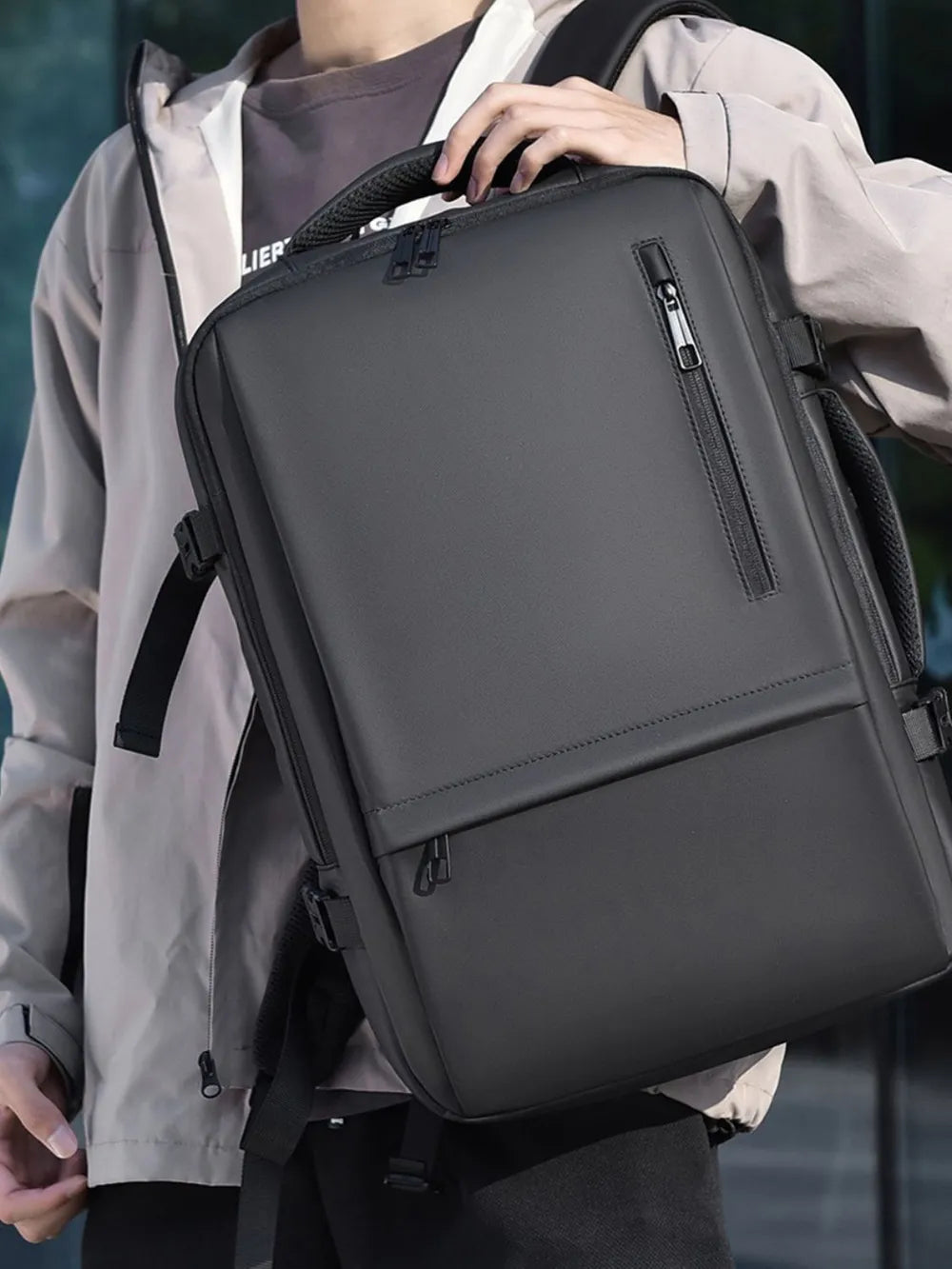 Multi-Pockets Adjustable Straps Backpack Bag - Versatile Travel & Outdoor Pack