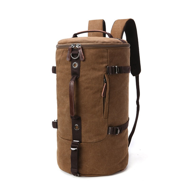 Men's Canvas Travel Backpack - Duffel, Hiking & Luggage Bag