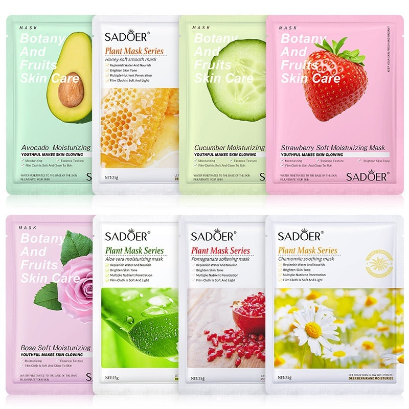 Fruit Flavor Facial Mask - Hydrating Moisturizing And Nourishing Skin Care Products