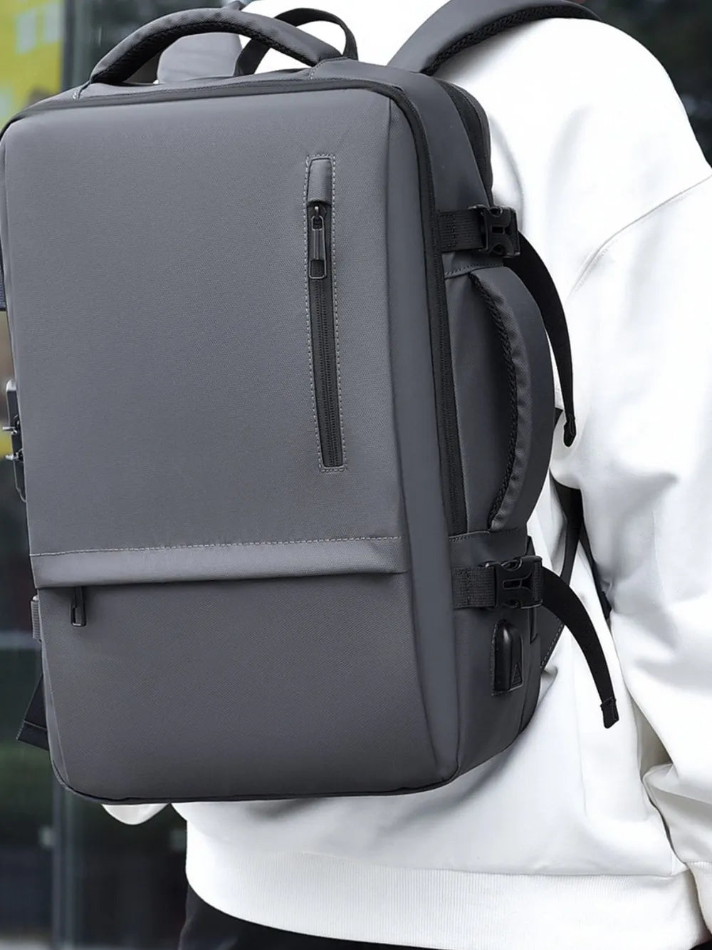 Multi-Pockets Adjustable Straps Backpack Bag - Versatile Travel & Outdoor Pack