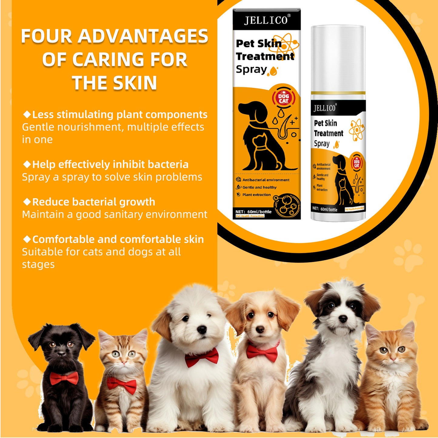 Jellico Pet Skin Treatment Spray