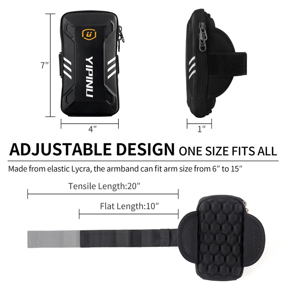 Outdoor Sports Running Bag Armband Case - Cell Phone & Wallet Fitness Pouch