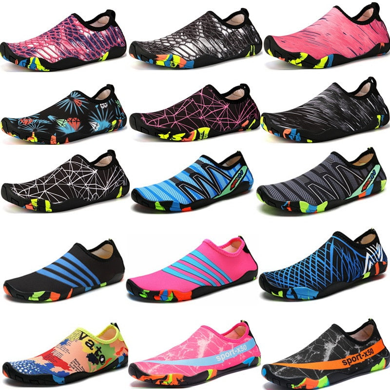 Swimming Water Aqua Shoes for Men & Women - Beach & Camping Footwear