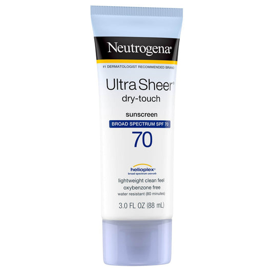 Sunblock Neutrogena® Ultra Sheer® SPF 70 Lotion 3 oz. Tube