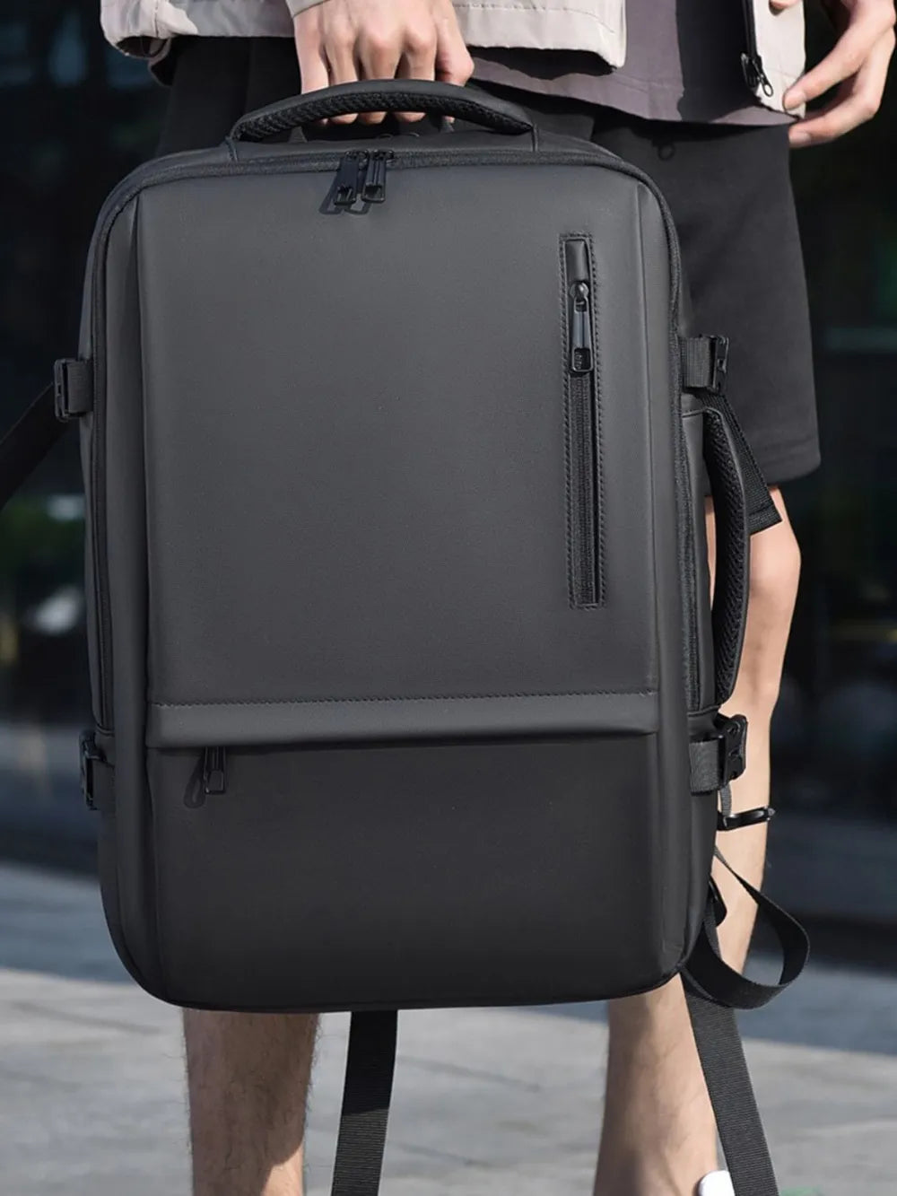 Multi-Pockets Adjustable Straps Backpack Bag - Versatile Travel & Outdoor Pack