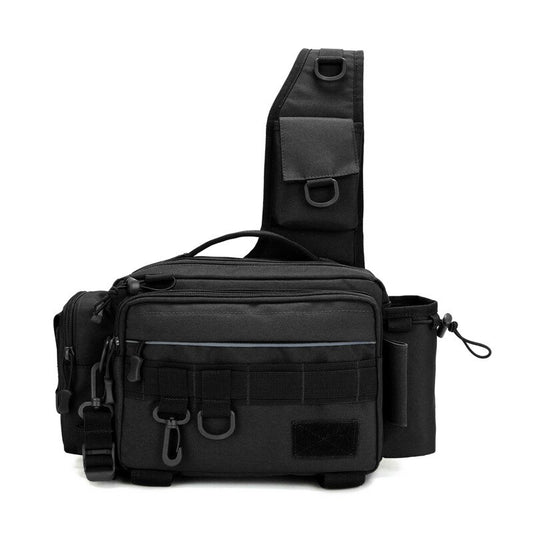Multifunctional Fishing Tackle Bag X232G - Shoulder, Crossbody & Waist Pack