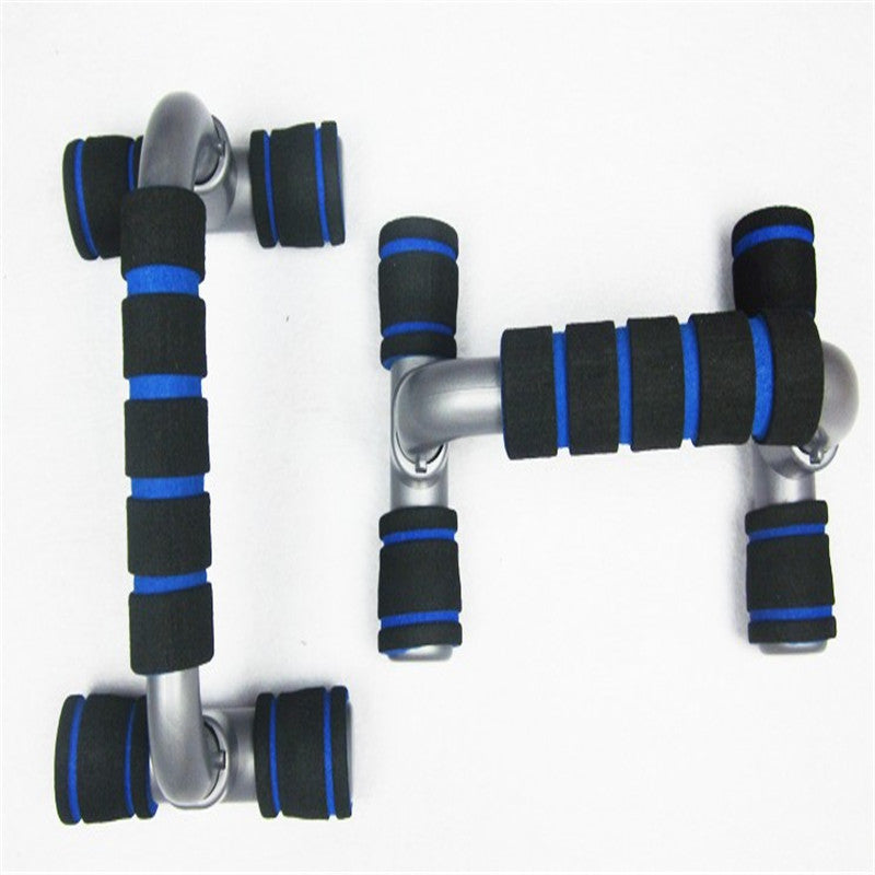 H-Shaped Push-Up Stand for Effective Chest Training with Sponge Grip ABS Bars