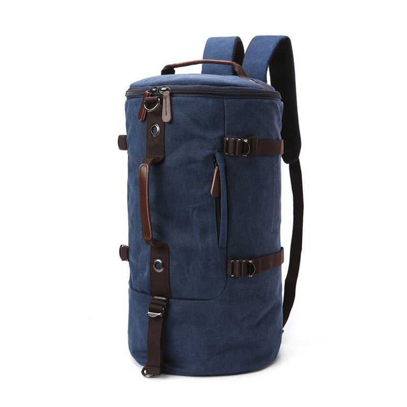 Men's Canvas Travel Backpack - Duffel, Hiking & Luggage Bag