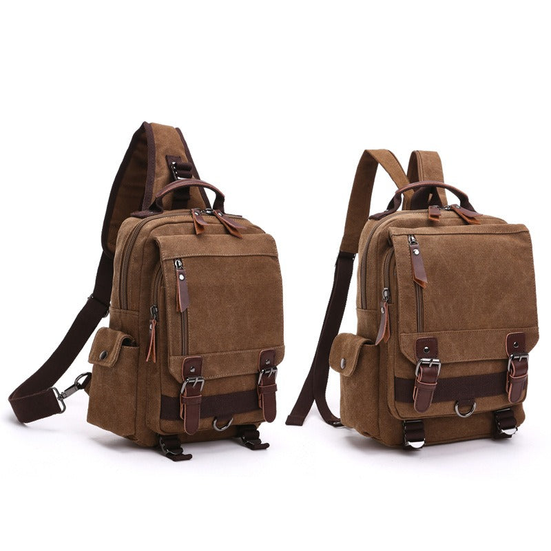 Canvas Backpack for Men & Women - Travel, Laptop & School Daypack