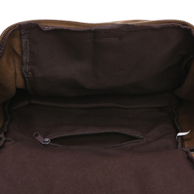 Men's Canvas Travel Backpack - Duffel, Hiking & Luggage Bag