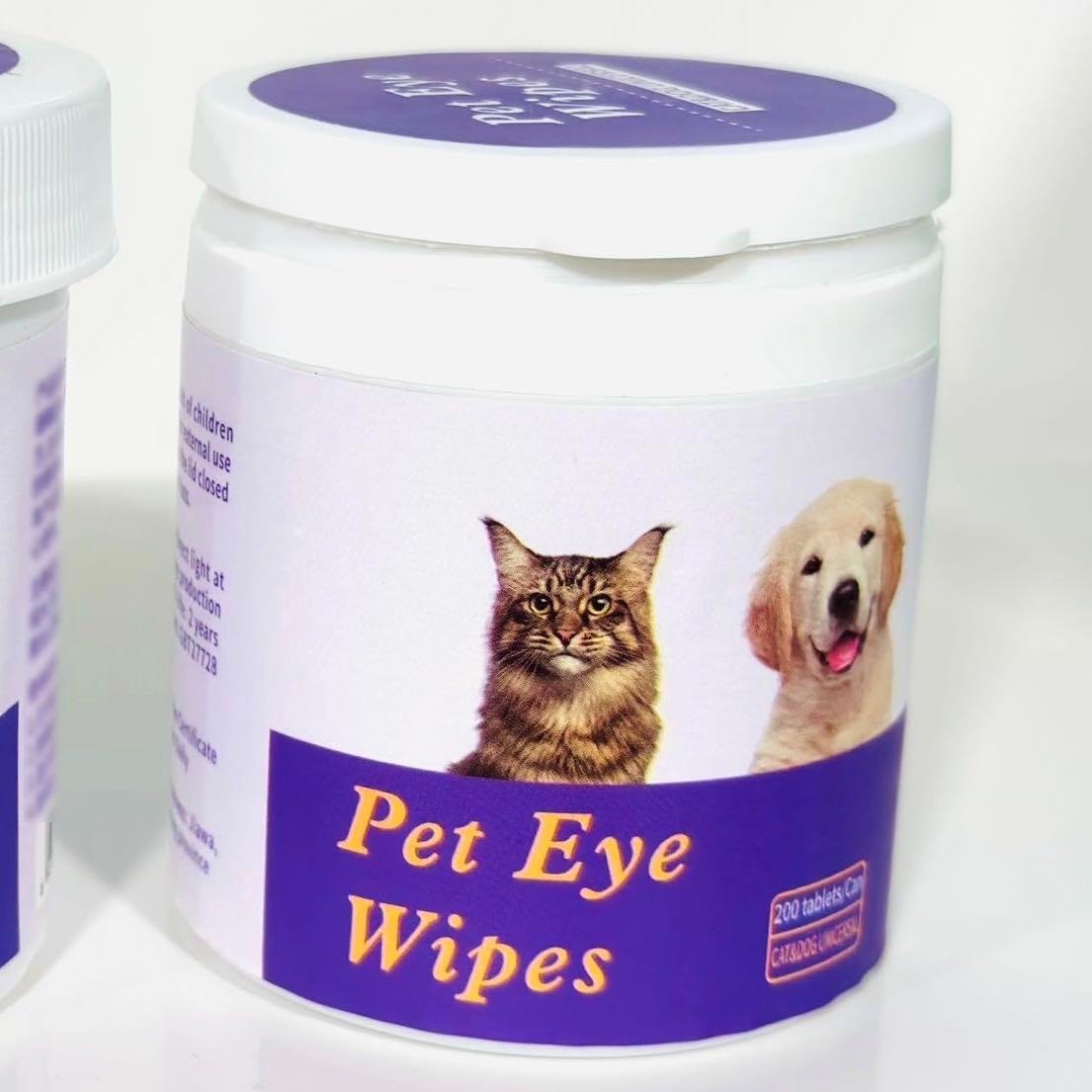 Pet Eye Wipes - 200 Wipes