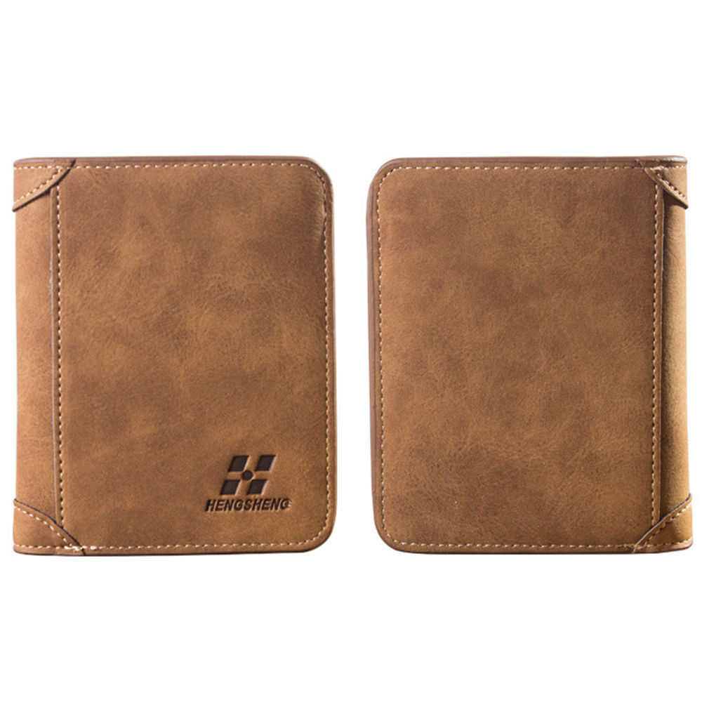Men's Luxury Soft Leather Bifold Wallet - Credit Card Holder