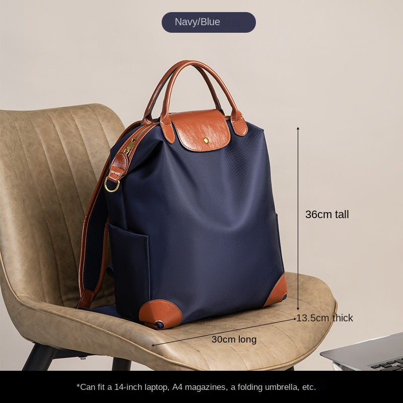 Stylish High-Quality Nylon Backpack - Large Capacity Travel & Commute Bag