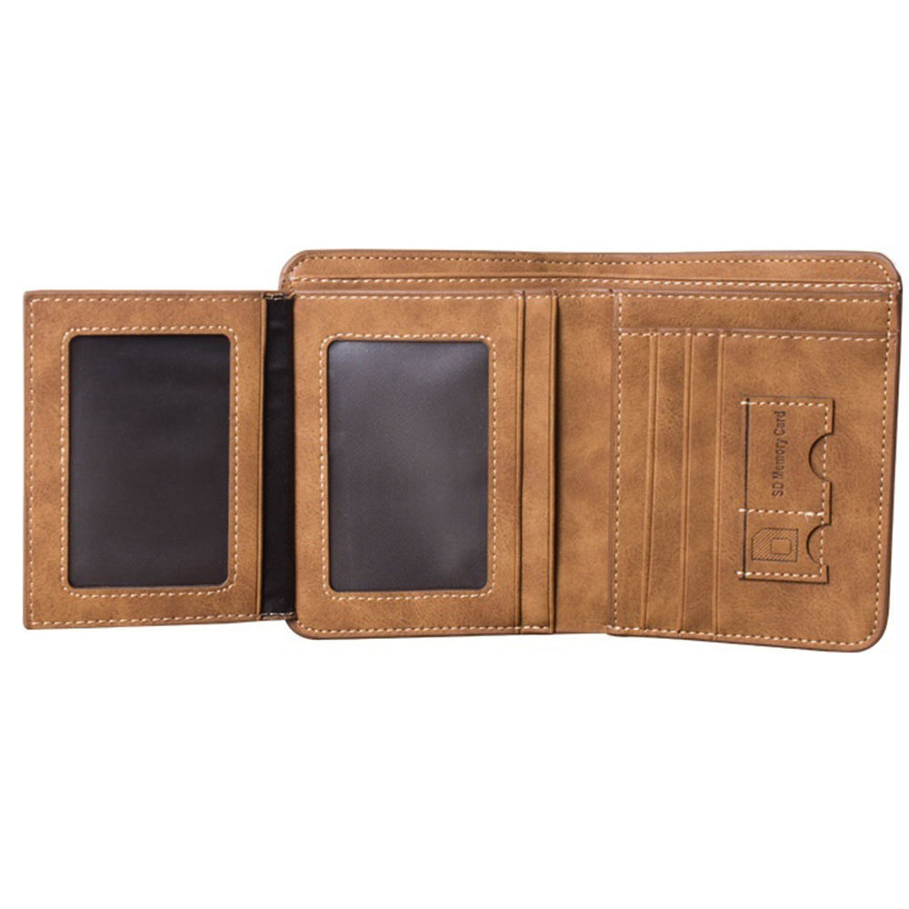 Men's Luxury Soft Leather Bifold Wallet - Credit Card Holder