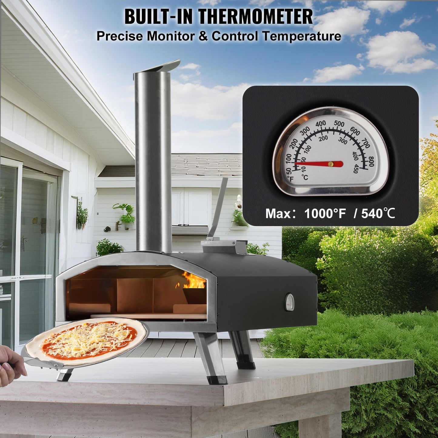VEVOR 12 Outdoor Pizza Oven