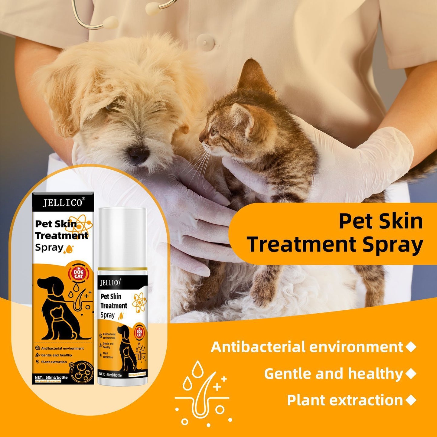 Jellico Pet Skin Treatment Spray