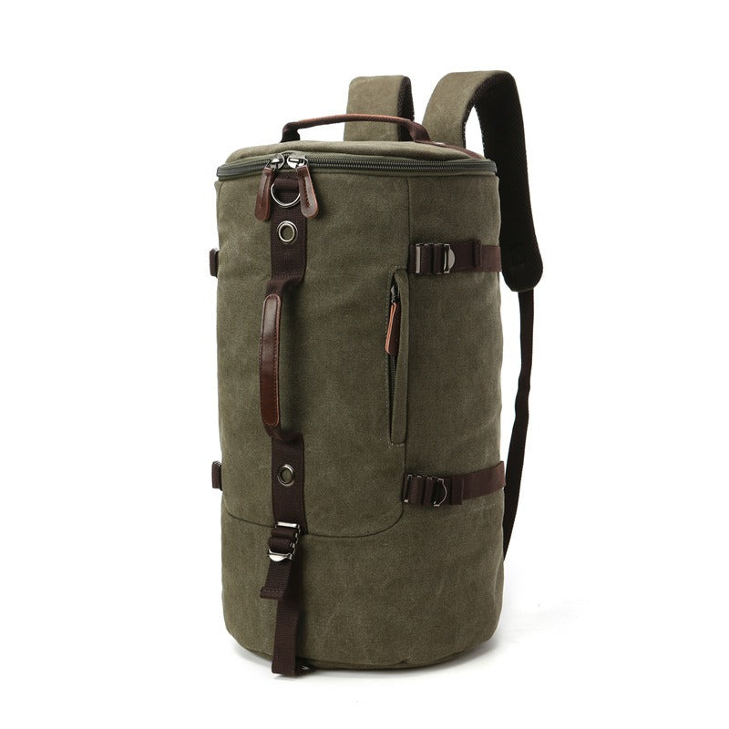 Men's Canvas Travel Backpack - Duffel, Hiking & Luggage Bag