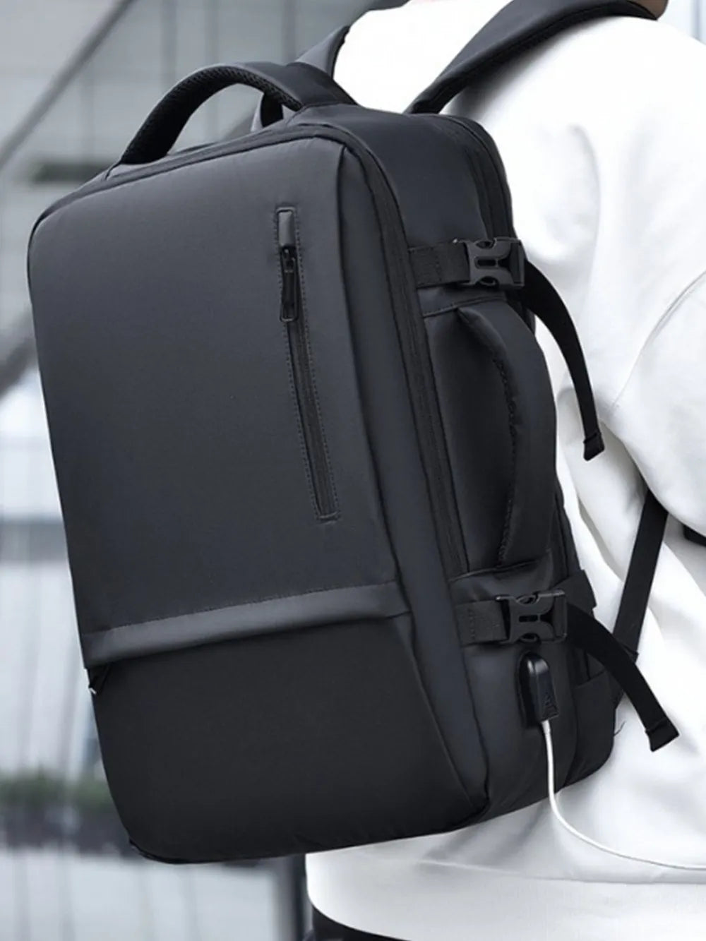 Multi-Pockets Adjustable Straps Backpack Bag - Versatile Travel & Outdoor Pack