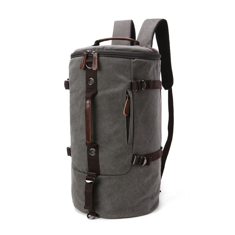 Men's Canvas Travel Backpack - Duffel, Hiking & Luggage Bag
