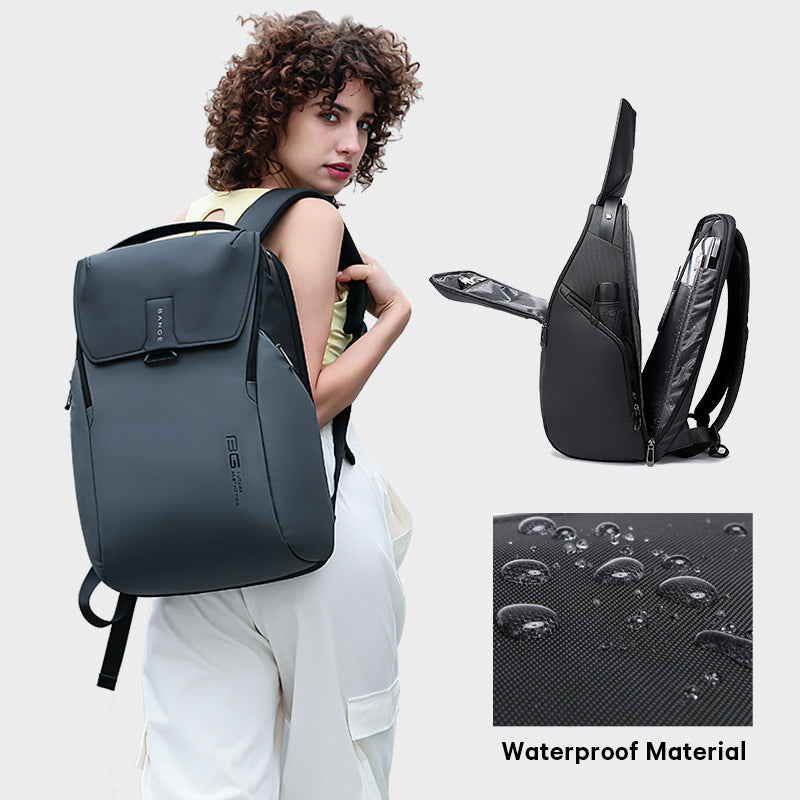 BANGE Men's Backpack - College, Business & Computer Backpack