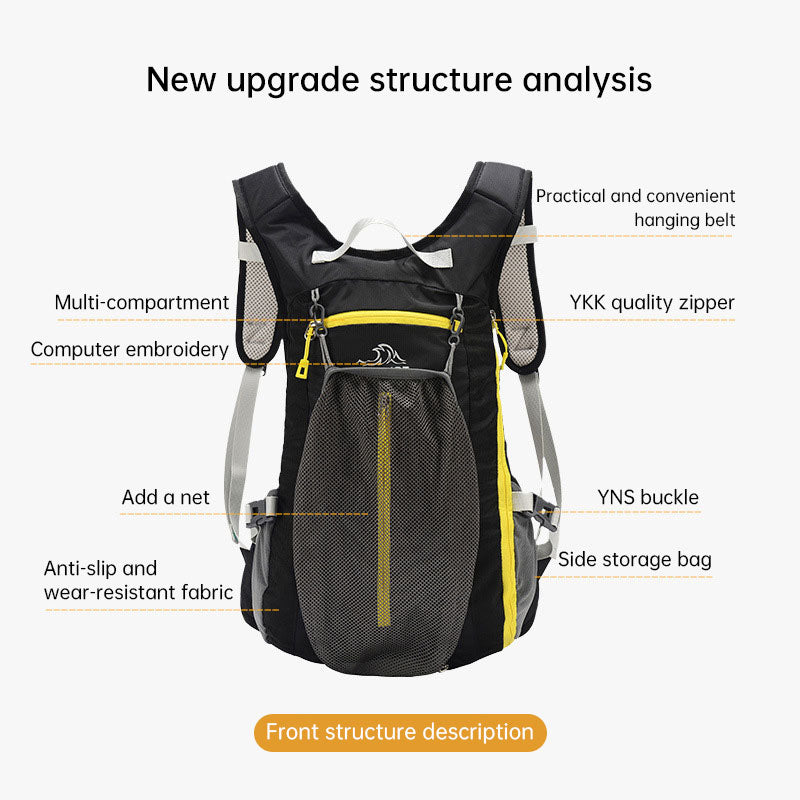 Pelliot Outdoor Travel Hiking & Cycling Backpack - Large Capacity Wear-Resistant Sports Bag
