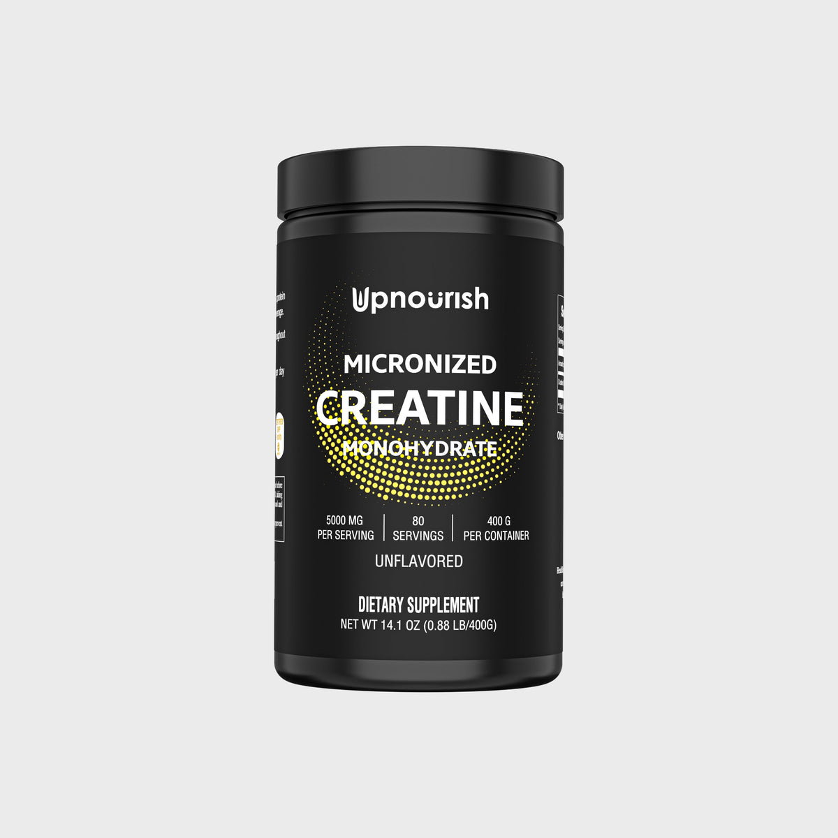 UpNourish Micronized Creatine Monohydrate 400 G - Workout & Performance Support