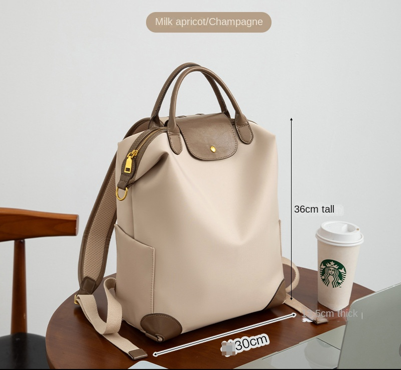 Stylish High-Quality Nylon Backpack - Large Capacity Travel & Commute Bag