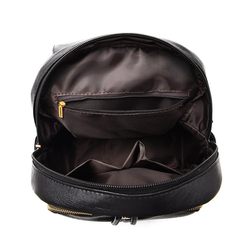 Soft Leather Backpack Travel Bag - Stylish Everyday & Travel Carry