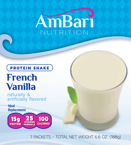 Ambari French Vanilla Shake - Smooth Vanilla Nutrition Shake