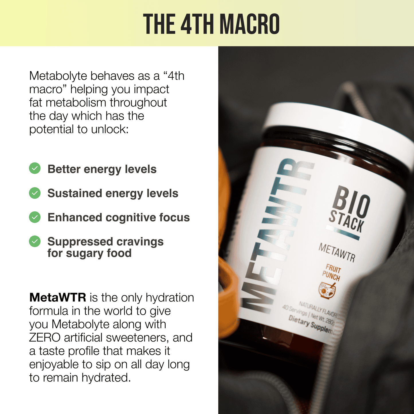 Bio Stack MetaWTR - Hydration & Daily Wellness Support