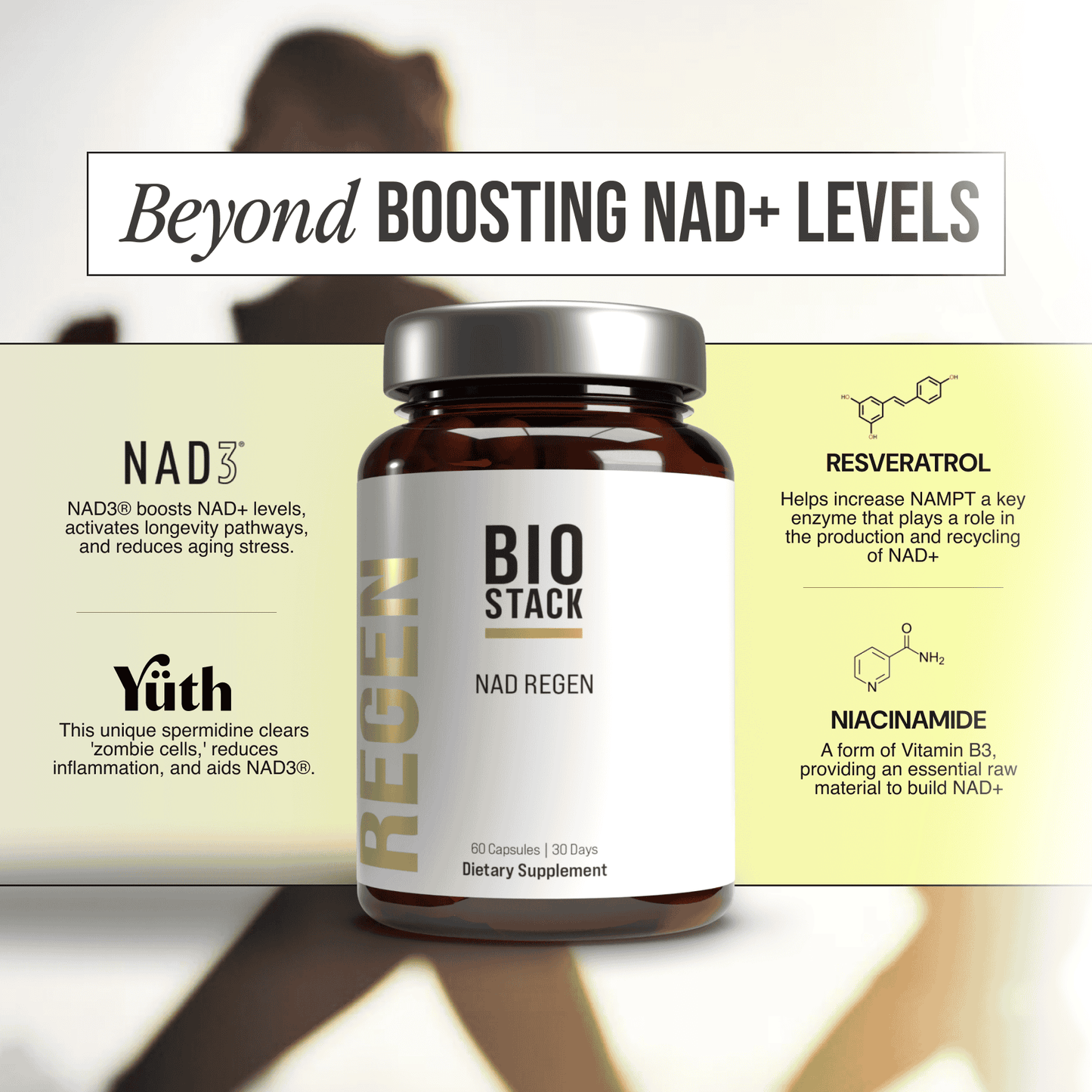 Bio Stack NAD Regen - Cellular Energy & Daily Wellness Support