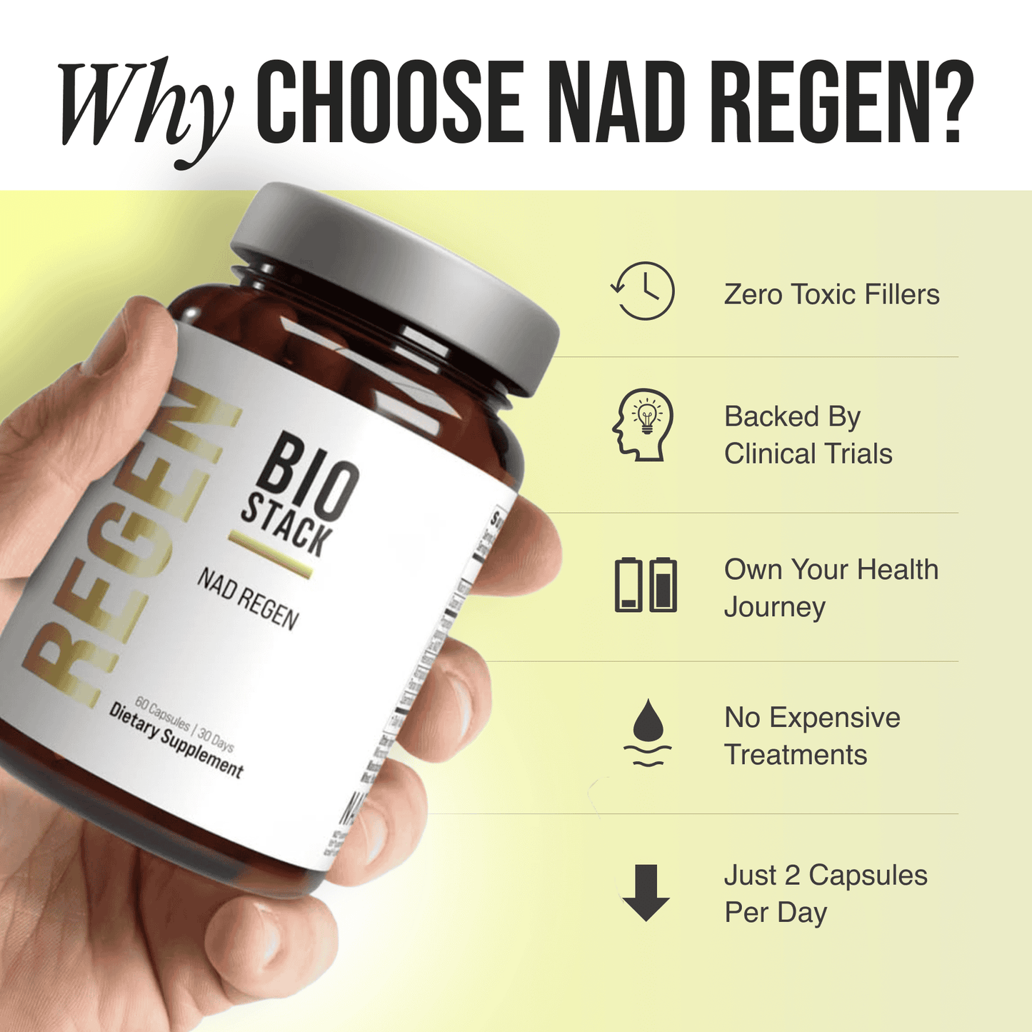 Bio Stack NAD Regen - Cellular Energy & Daily Wellness Support