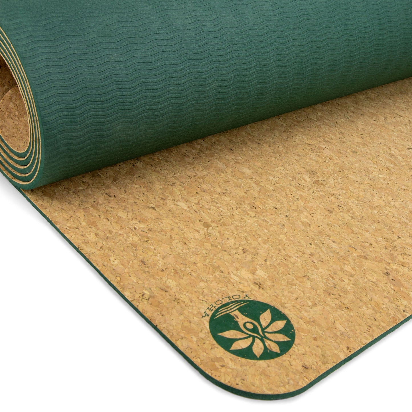 Swirly Flow Cork Yoga Mat - Eco-Friendly, Non-Slip Surface for Optimal Practice