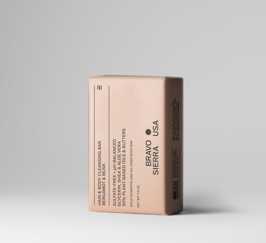 Bravo Sierra Hair Body Cleansing Bar | Sulfate-Free