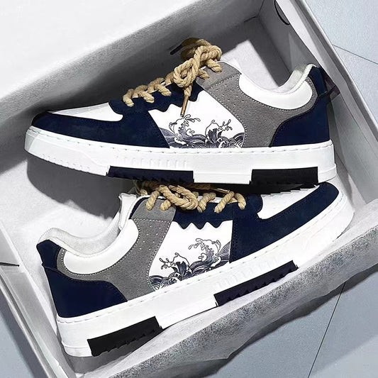 Spring New Men's Sports Flat-Soled Sneakers - Lightweight & Breathable